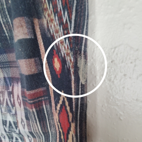 BOLD Etienne Marcel Denim printed graphic mixed print jeans - Picture 7 of 12